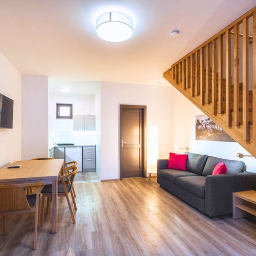 Rodinný Apartman s galérií pro 4 os. se 2 ložnicemi