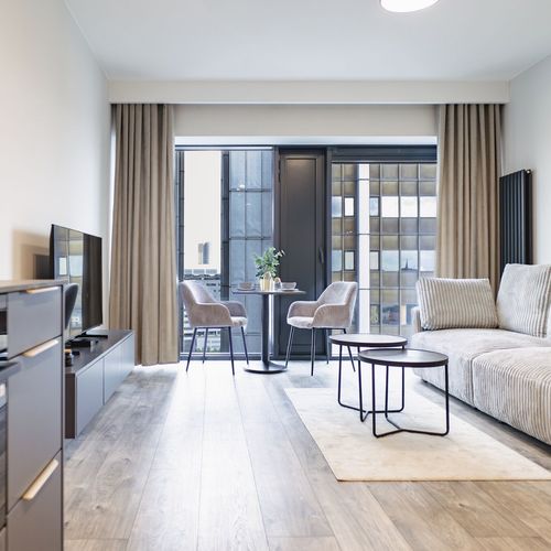 Apartman s klimatizací pro 2 os. s 1 ložnicí s výhledem na město