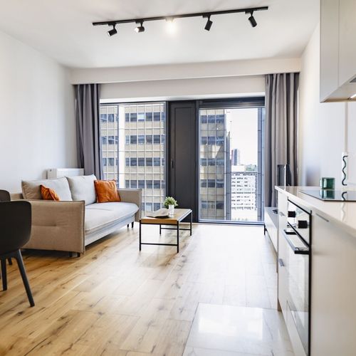 Apartman s klimatizací pro 2 os. s 1 ložnicí s výhledem na město
