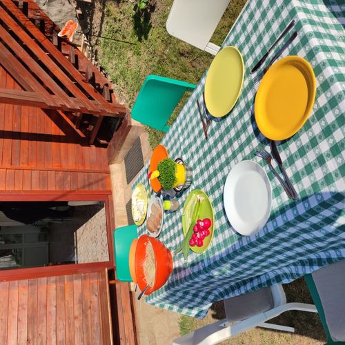 Apartament family cu vedere spre curte cu 2 camere pentru 5 pers.