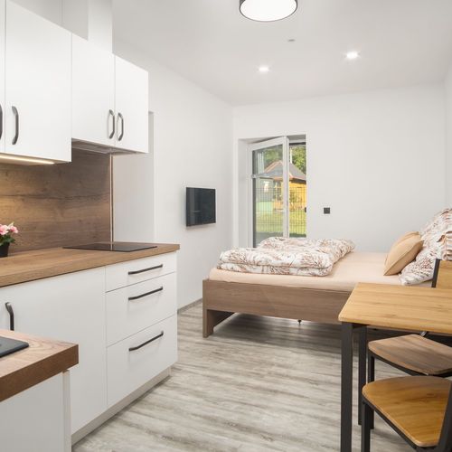 Apartman s manželskou postelí s 1 ložnicí přízemní