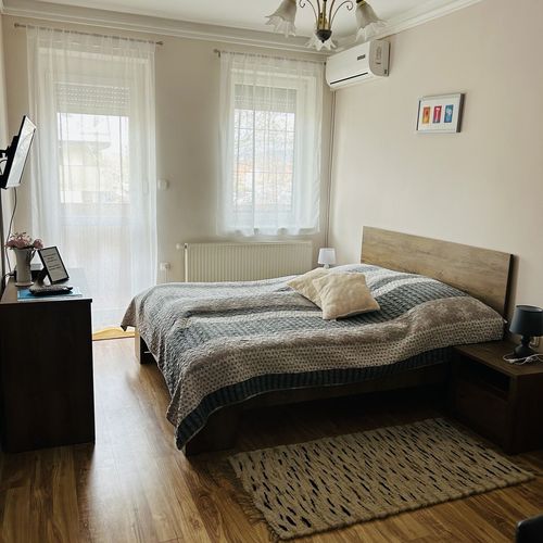 Apartament 2-osobowy na piętrze z widokiem na miasto z 1 pomieszczeniem sypialnianym