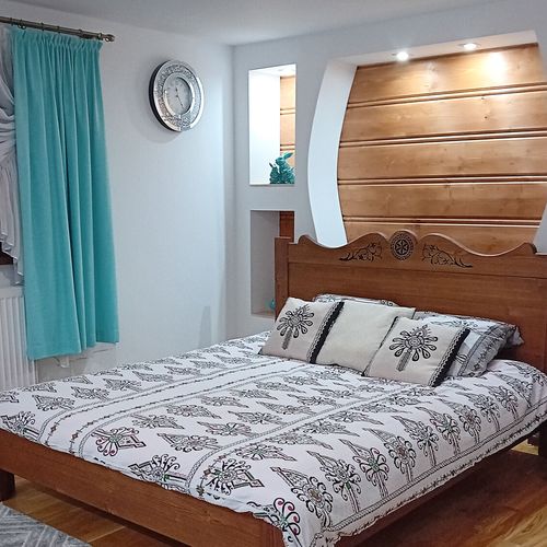 Apartament 7-osobowy z widokiem na góry z widokiem na ogród z 3 pomieszczeniami sypialnianymi