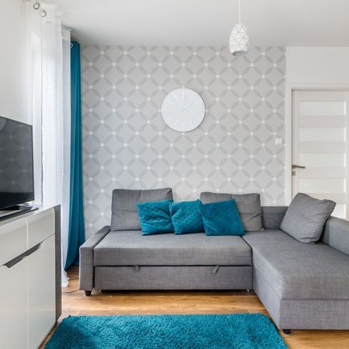 Apartament 4-osobowy z balkonem z klimatyzacją z 2 pomieszczeniami sypialnianymi