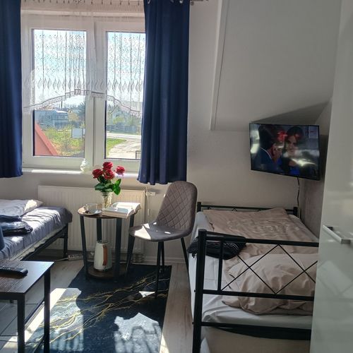 Camera dubla la etaj cu balcon