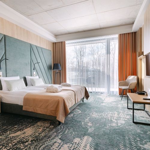 Apartament 4-osobowy Superior z klimatyzacją z 2 pomieszczeniami sypialnianymi