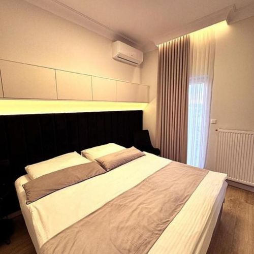 Apartament 3-osobowy Studio z balkonem z 2 pomieszczeniami sypialnianymi