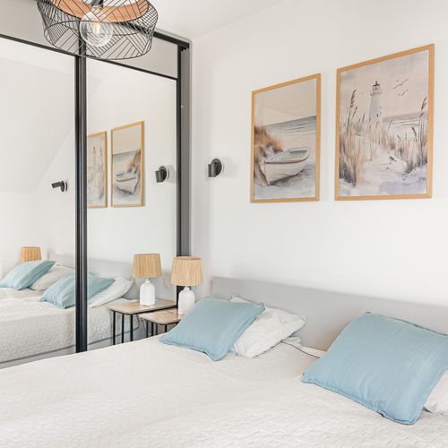 Apartament 6-osobowy na poddaszu Family z 2 pomieszczeniami sypialnianymi
