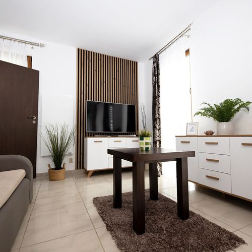 Apartament 6-osobowy na piętrze z balkonem z 2 pomieszczeniami sypialnianymi