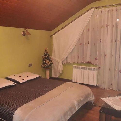 Camera cvadrupla cu balcon cu vedere spre grădină