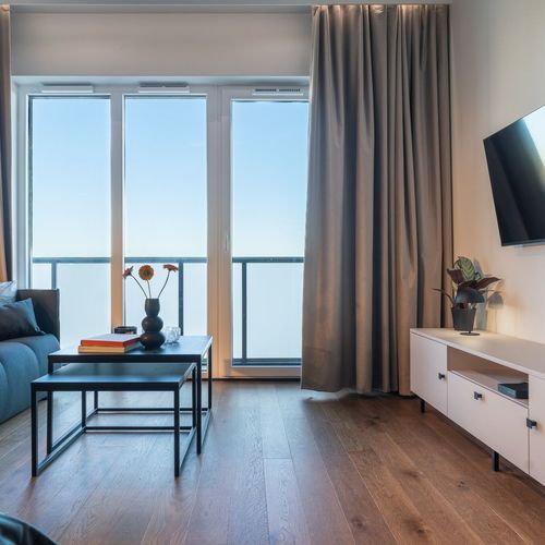 Apartman s balkónem pro 4 os. s 1 ložnicí na poschodí
