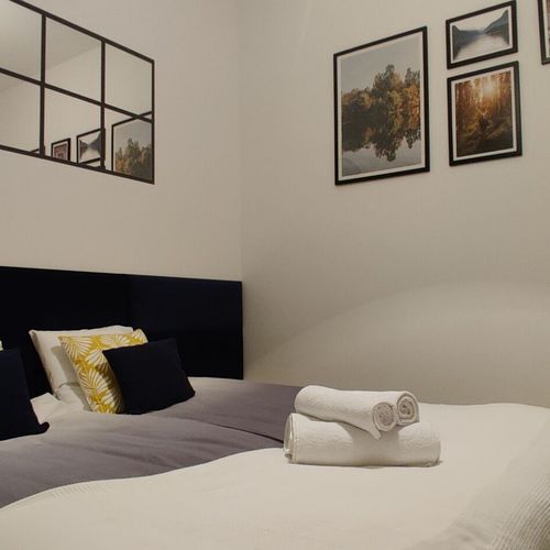 Apartament 2-osobowy na parterze z klimatyzacją z 1 pomieszczeniem sypialnianym