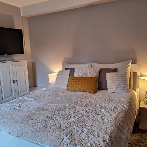 Pokój 4-osobowy na parterze z widokiem na ogród