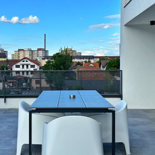 Apartament 4-osobowy Queen z tarasem z 2 pomieszczeniami sypialnianymi