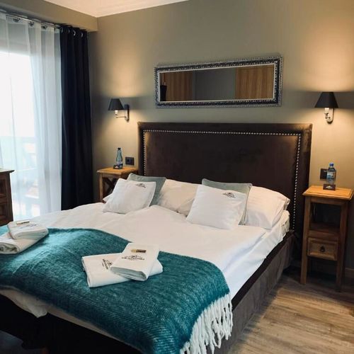 Apartament cu vedere spre grădină cu 2 camere pentru 5 pers.