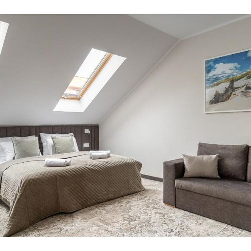 Apartament 2-osobowy z antresolą z 1 pomieszczeniem sypialnianym