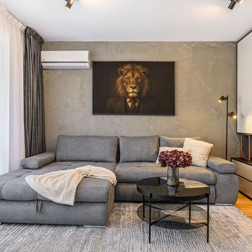 Apartament silver cu cadă cu 2 camere pentru 4 pers.