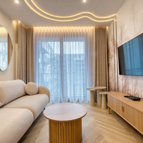 Apartament 4-osobowy Komfort z balkonem z 2 pomieszczeniami sypialnianymi
