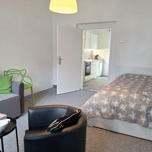 Standard Apartman (jako celek) s manželskou postelí na přízemí (s možností přistýlky)