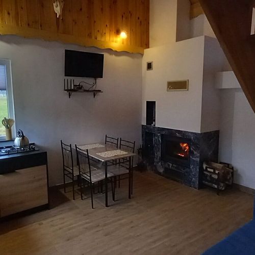 Domek całoroczny 5-osobowy z widokiem na stok narciarski