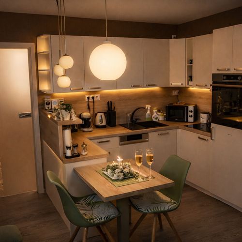 Deluxe Apartman s manželskou postelí s 1 ložnicí s výhledem do zahrady (s možností přistýlky)
