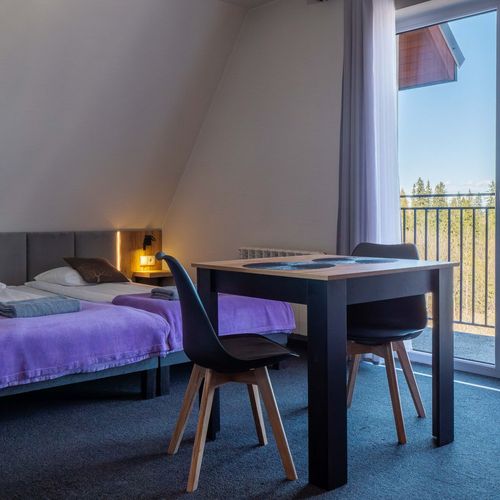 Apartman s balkónem s vlastní malou kuchyňkou pro 3 os. s 1 ložnicí