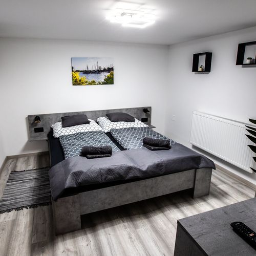 Apartament 2-osobowy na parterze z widokiem na ogród z 1 pomieszczeniem sypialnianym