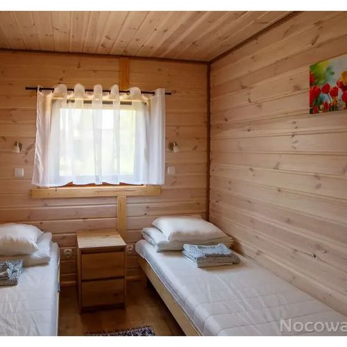 Domek drewniany 6-osobowy z widokiem na las