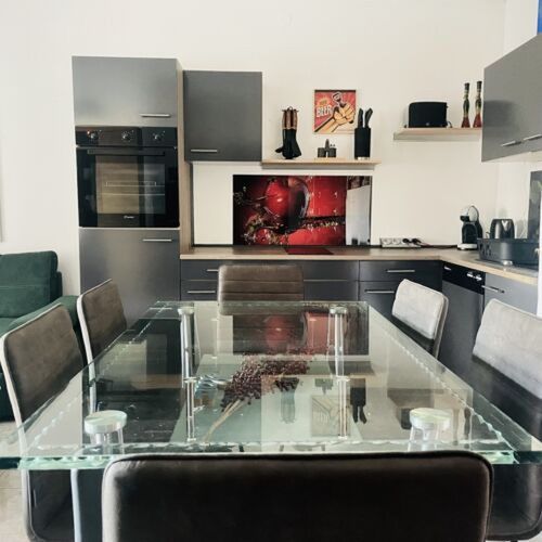 Apartament 6-osobowy na parterze z widokiem na morze