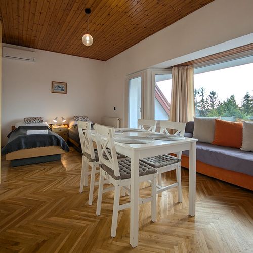 Apartament penthouse la etaj cu 1 camera pentru 4 pers. (se poate solicita pat suplimentar)