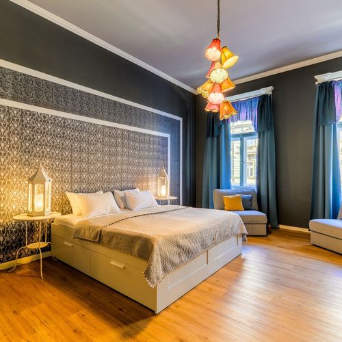 Apartament 4-osobowy Standard Family z 2 pomieszczeniami sypialnianymi (możliwa dostawka)
