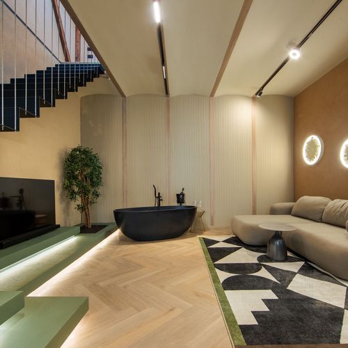 Apartament 2-osobowy na parterze Deluxe z 1 pomieszczeniem sypialnianym