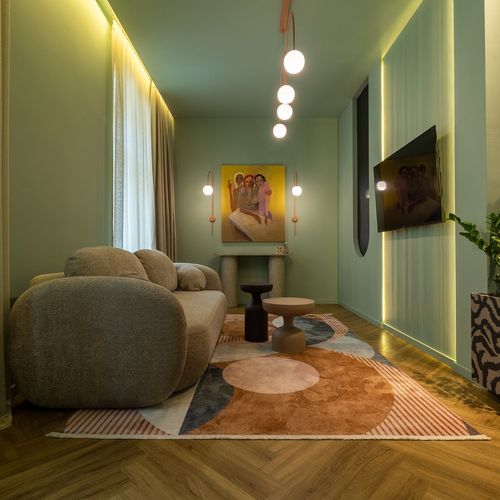 Apartament 4-osobowy na parterze z 1 pomieszczeniem sypialnianym