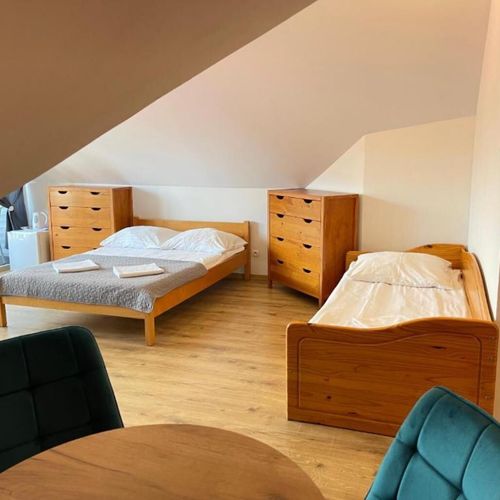 Apartament 4-osobowy z wanną z widokiem na morze z 1 pomieszczeniem sypialnianym