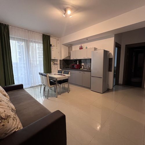 Apartament 4-osobowy na parterze z balkonem z 2 pomieszczeniami sypialnianymi