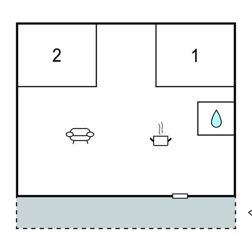 Apartman (jako celek) pro 5 os.