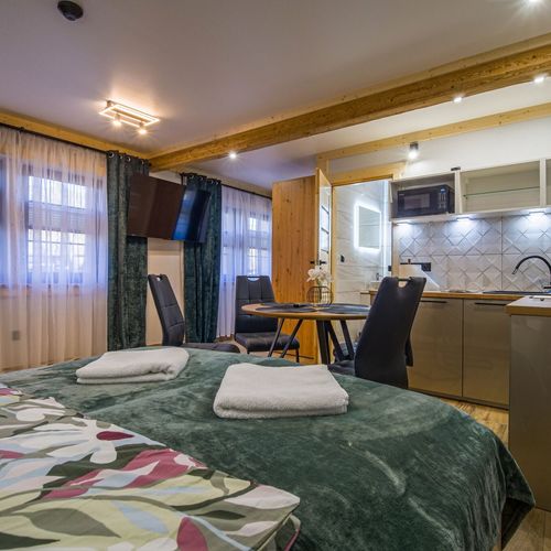 Apartament 4-osobowy na parterze Deluxe z 1 pomieszczeniem sypialnianym