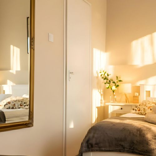 Apartament standard la parter cu 1 camera pentru 2 pers.