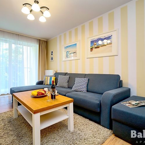 Apartament cu vedere spre curte cu 2 camere pentru 5 pers.