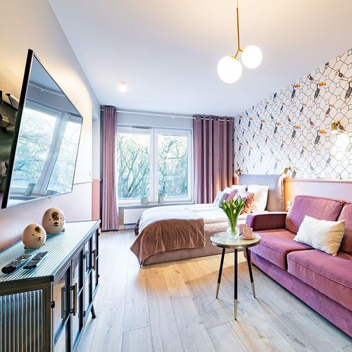 Apartament 5-osobowy z widokiem na park z 2 pomieszczeniami sypialnianymi