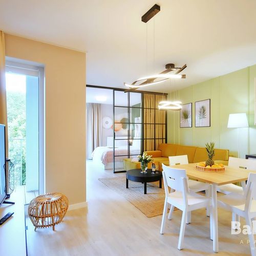 Apartament 6-osobowy z widokiem na park z 3 pomieszczeniami sypialnianymi