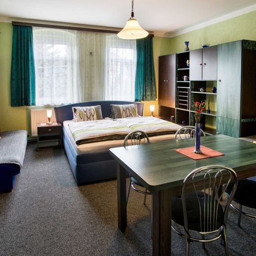 Apartman s koupelnou s vlastní kuchyňkou pro 4 os. s 1 ložnicí
