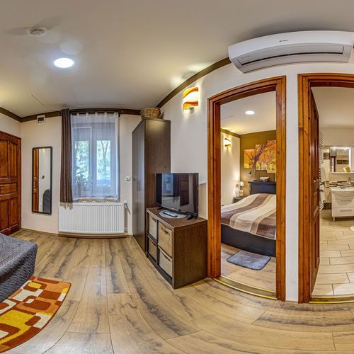 Apartament 4-osobowy Duplex Dream z 2 pomieszczeniami sypialnianymi (możliwa dostawka)
