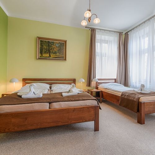 Camera tripla with private bathroom cu vedere spre oraș