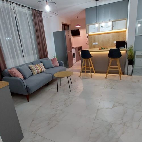 Apartament 4-osobowy Przyjemny wystrój wnętrz z 2 pomieszczeniami sypialnianymi (możliwa dostawka)