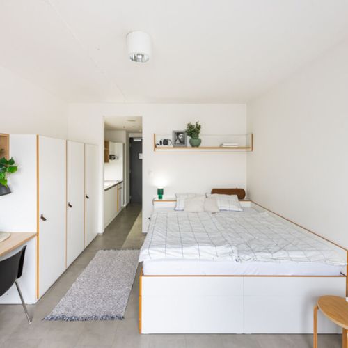 Apartman s koupelnou s vlastní kuchyňkou s manželskou postelí s 1 ložnicí