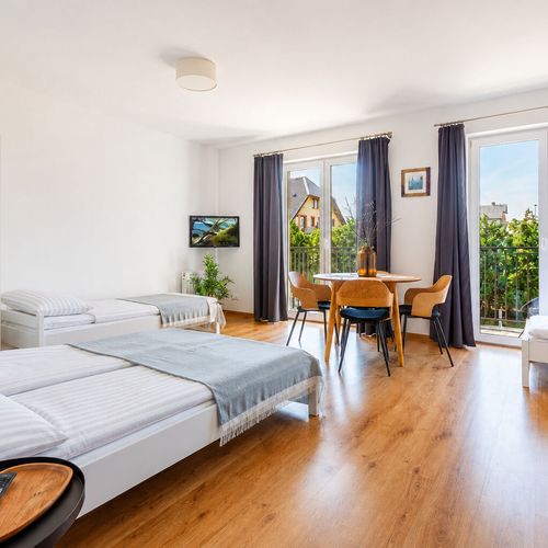 Apartament 4-osobowy z 1 pomieszczeniem sypialnianym