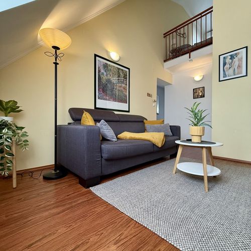 Apartament la mansardă maisonetă cu 2 camere pentru 4 pers.