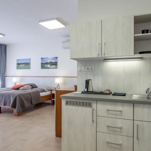 Apartament cu terasă cu 1 camera pentru 4 pers.