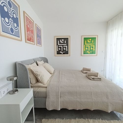 Apartament 6-osobowy Premia z widokiem na jezioro